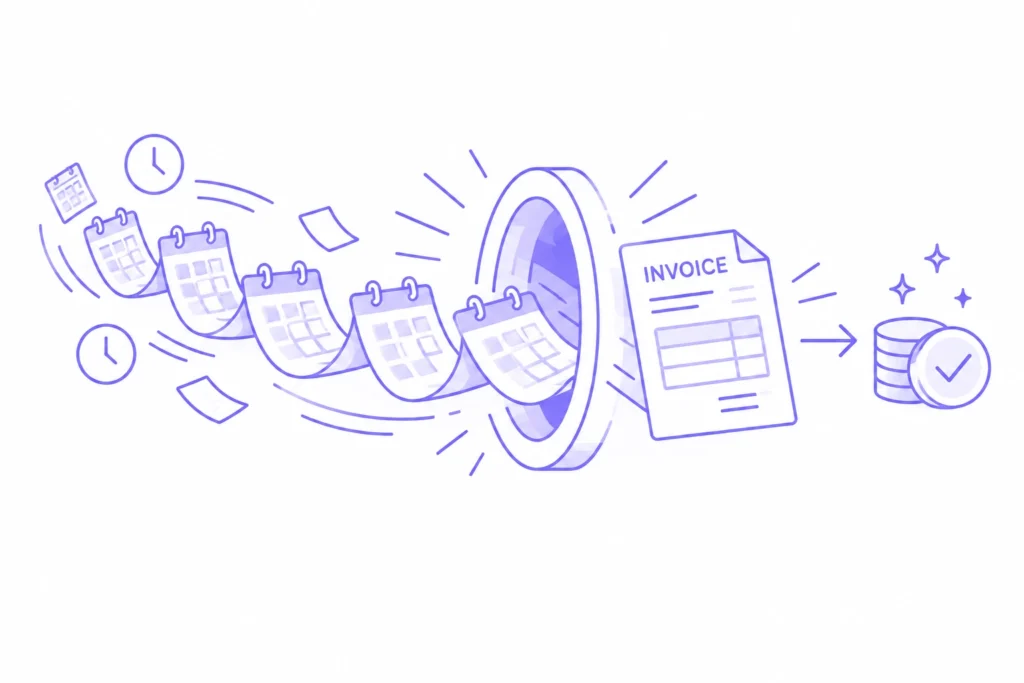 Invoice path from ERP through customer AP portal submission to payment